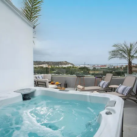 Jns Premium Roof Jacuzzi Apartment Faliraki